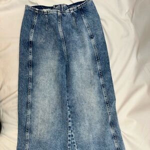 Pilcro Light Wash Blue Wide Leg Cropped Jeans 25P